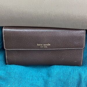 Kate Spade Brown Leather Wallet
